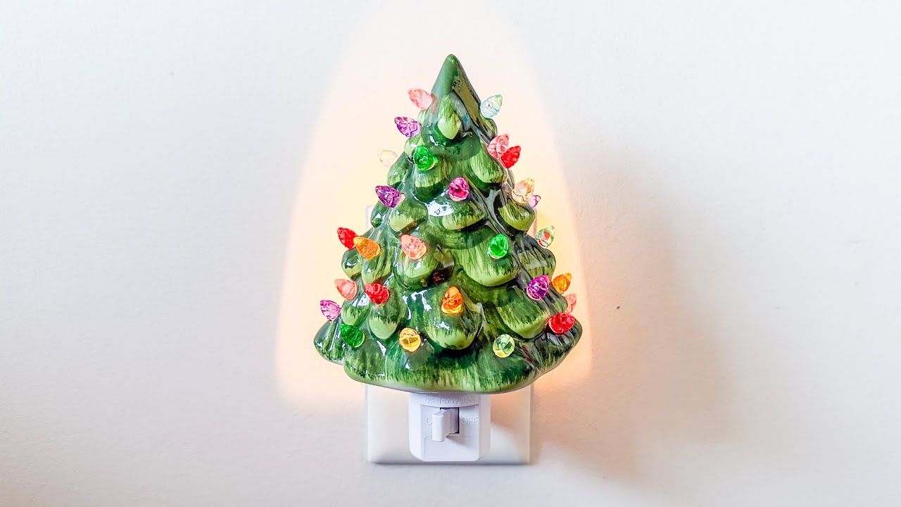 The Nostalgic Charm of Ceramic Christmas Tree Night Lights